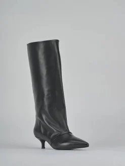 Stivali tacco 5cm pelle Donna Stivali Tacco Alto