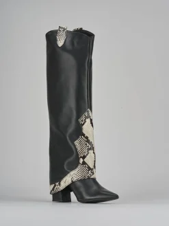 Clearance Stivali tacco 8cm pelle Donna Stivali Tacco Alto