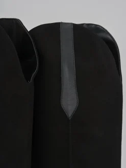 Hot Stivali tacco 5cm pelle Donna Stivali Tacco Alto