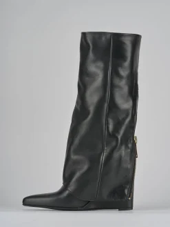 New Stivali tacco 9cm pelle Donna Stivali Tacco Alto