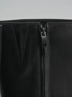 Online Stivali tacco 5cm pelle Donna Stivali Tacco Alto