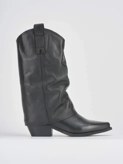 Clearance Stivali tacco 5cm pelle Donna Stivali Tacco Alto