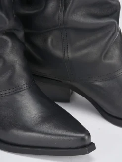 Clearance Stivali tacco 5cm pelle Donna Stivali Tacco Alto