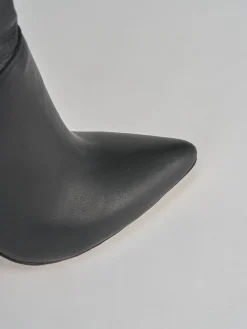 Stivali tacco 9cm pelle Donna Stivali Tacco Alto