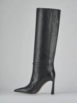 New Stivali tacco 8cm pelle Donna Stivali Tacco Alto