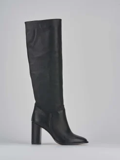 Sale Stivali tacco 9cm pelle Donna Stivali Tacco Alto