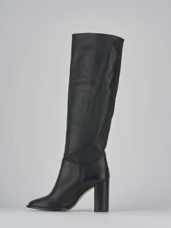 Sale Stivali tacco 9cm pelle Donna Stivali Tacco Alto