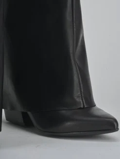 New Stivali tacco 7cm pelle Donna Stivali Tacco Alto