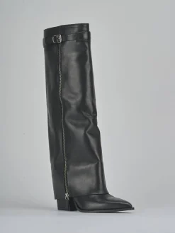 Hot Stivali tacco 8cm pelle Donna Stivali Tacco Alto