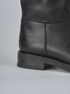 Best Stivali tacco 1cm pelle Donna Stivali Tacco Basso