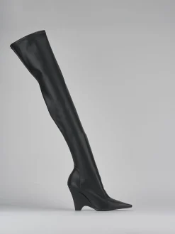 Clearance Stivali tacco 9cm pelle Donna Stivali Tacco Alto