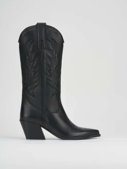 Best Stivali tacco 7cm pelle Donna Stivali Tacco Alto