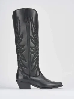 Best Stivali tacco 5cm pelle Donna Stivali Tacco Alto