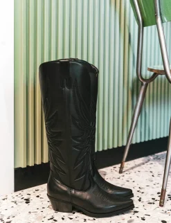 Best Stivali tacco 5cm pelle Donna Stivali Tacco Alto