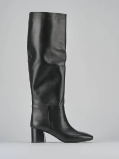 Stivali tacco 6cm pelle Donna Stivali Tacco Alto