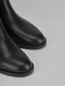 Online Stivali tacco 2cm pelle Donna Stivali Tacco Basso