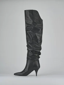 Stivali tacco 6cm pelle Donna Stivali Tacco Alto