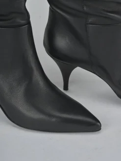 Stivali tacco 6cm pelle Donna Stivali Tacco Alto