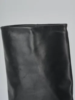 Clearance Stivali tacco 2cm pelle Donna Stivali Tacco Basso