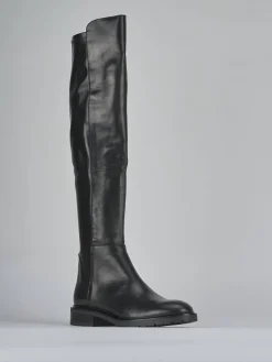 Clearance Stivali tacco 2cm pelle Donna Stivali Tacco Basso