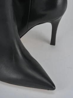 Outlet Stivali tacco 9cm pelle Donna Stivali Tacco Alto