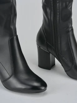 Discount Stivali tacco 7cm pelle Donna Stivali Tacco Alto