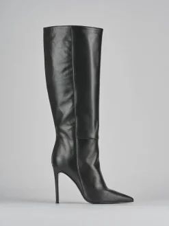 Sale Stivali tacco 10cm pelle Donna Stivali Tacco Alto