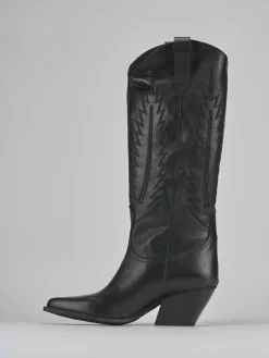 Clearance Stivali tacco 7cm pelle Donna Stivali Tacco Alto