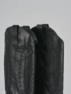 Clearance Stivali tacco 7cm pelle Donna Stivali Tacco Alto