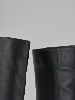 Stivali tacco 5cm pelle Donna Stivali Tacco Alto