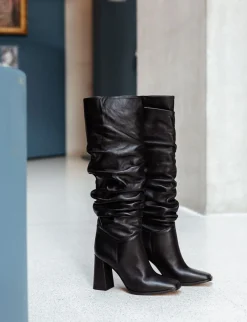 Best Stivali tacco 9cm pelle Donna Stivali Tacco Alto