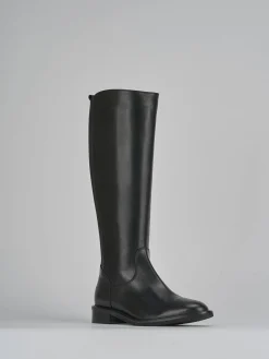 Hot Stivali tacco 3cm pelle Donna Stivali Tacco Basso