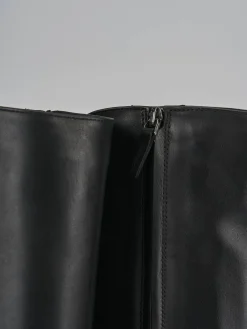 Hot Stivali tacco 3cm pelle Donna Stivali Tacco Basso