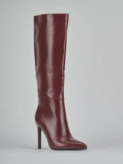 New Stivali tacco 10cm pelle sostenibile Donna Stivali Tacco Alto