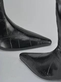 Clearance Stivali tacco 4cm pelle sostenibile Donna Stivali Tacco Basso