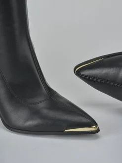 New Stivali tacco 10cm pelle sostenibile Donna Stivali Tacco Alto