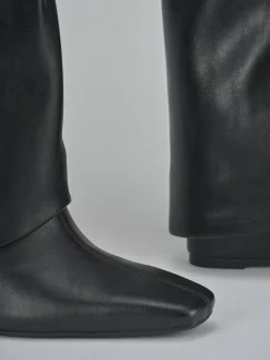 Outlet Stivali tacco 10cm pelle sostenibile Donna Stivali Tacco Alto