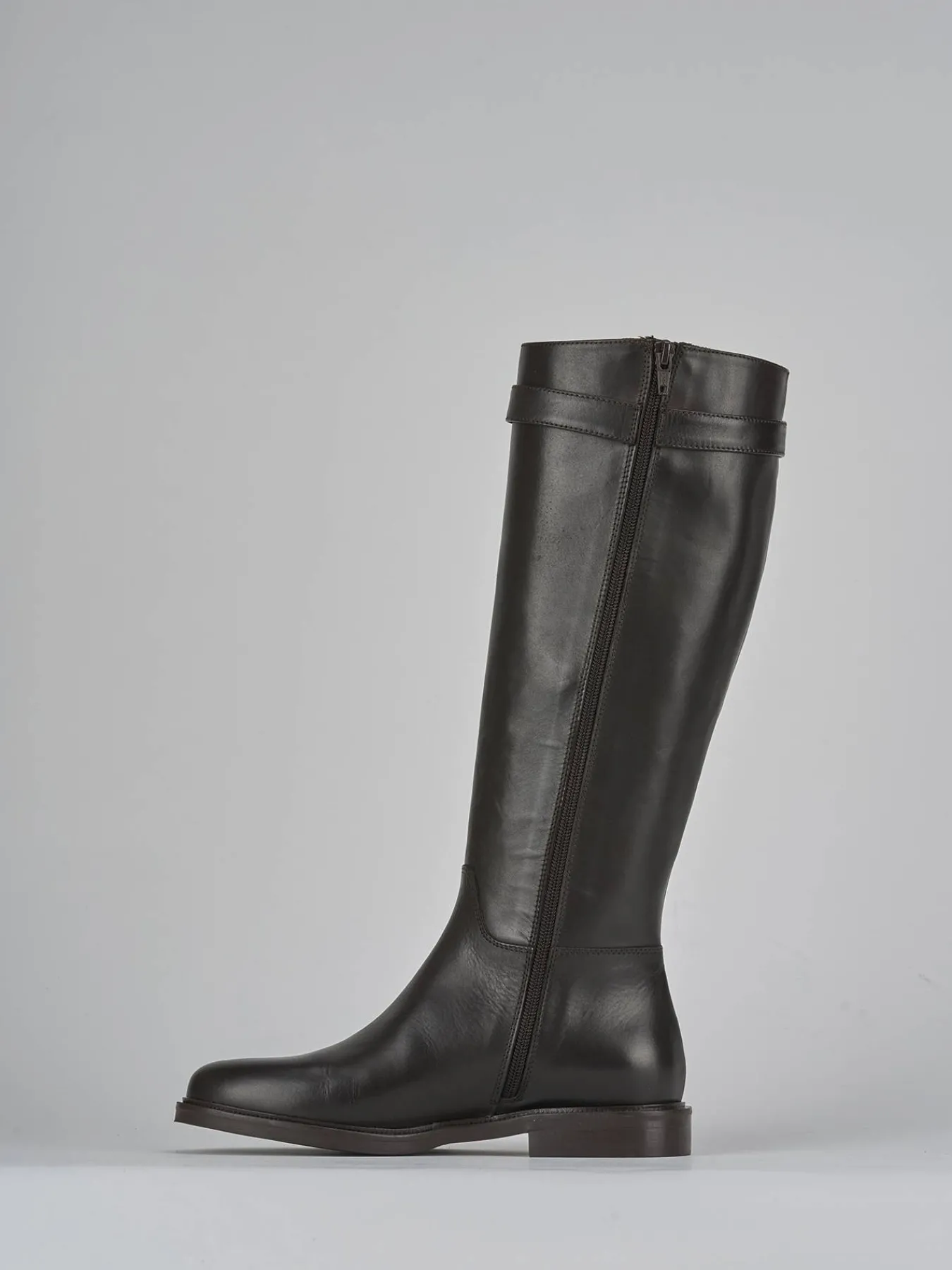 Best Stivali tacco 2cm pelle testa Donna Stivali Tacco Basso