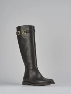 Best Stivali tacco 2cm pelle testa Donna Stivali Tacco Basso