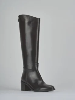 Stivali tacco 5cm pelle testa Donna Stivali Tacco Alto