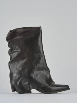 New Stivali tacco 7cm pelle testa Donna Stivali Tacco Alto