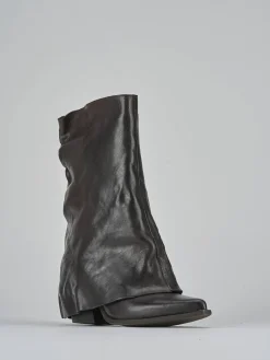 New Stivali tacco 7cm pelle testa Donna Stivali Tacco Alto