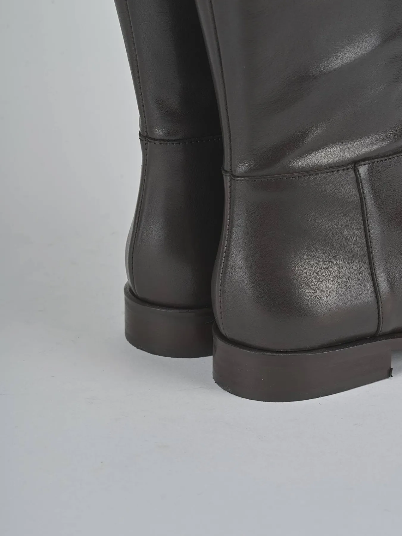 Best Stivali tacco 2cm pelle testa Donna Stivali Tacco Basso