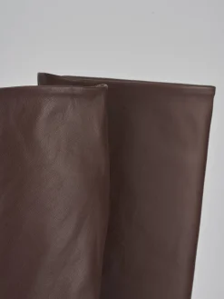 New Stivali tacco 9cm pelle testa Donna Stivali Tacco Alto