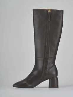 Online Stivali tacco 6cm pelle testa Donna Stivali Tacco Alto