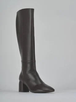 Online Stivali tacco 6cm pelle testa Donna Stivali Tacco Alto