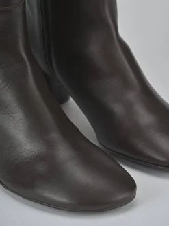 Online Stivali tacco 6cm pelle testa Donna Stivali Tacco Alto