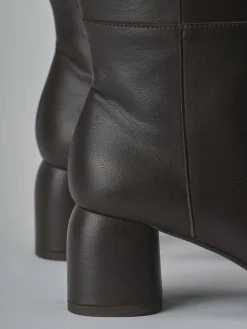 Online Stivali tacco 6cm pelle testa Donna Stivali Tacco Alto