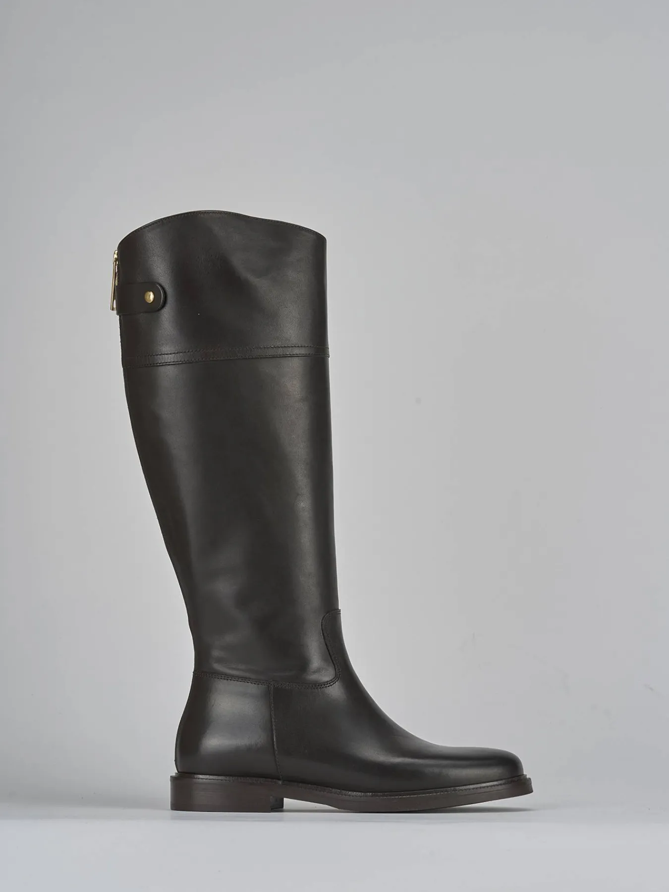 Best Stivali tacco 2cm pelle testa Donna Stivali Tacco Basso