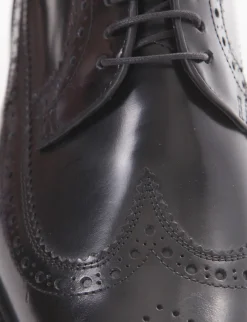 New Stringata con fondo cuoio e soletto in vera pelle Uomo Stringate